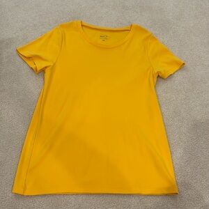 J. Crew Yellow Perfect Fit Tee- Size XXL, 100% Cotton